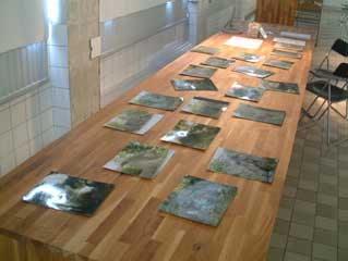 Flyttblock & Klipph&auml;llar 2006 (Site specific public interaction, drawing, photographic)